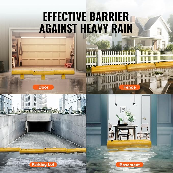 Flood Barriers, Sandbag Alternative Flood Bags 4 Pack, Flood Barrier - Image 6