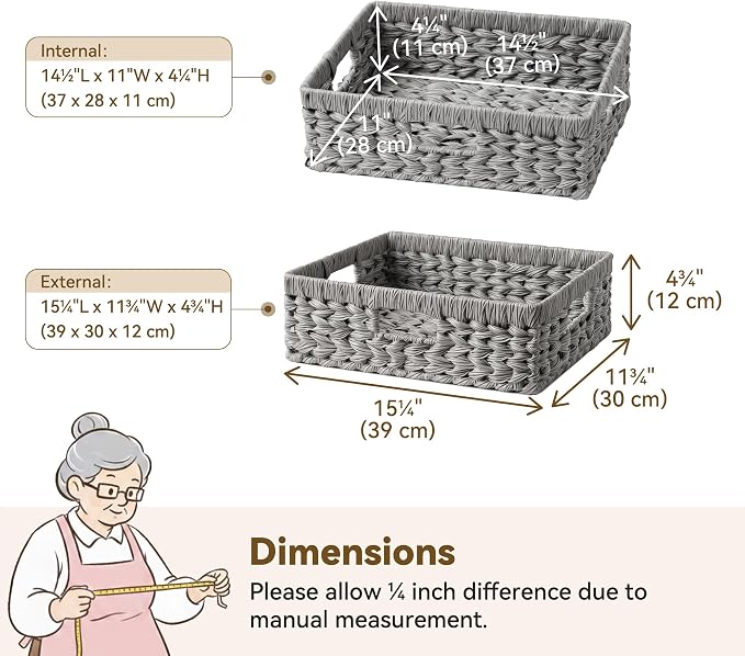 GRANNY SAYS Wicker Storage Basket - Image 7