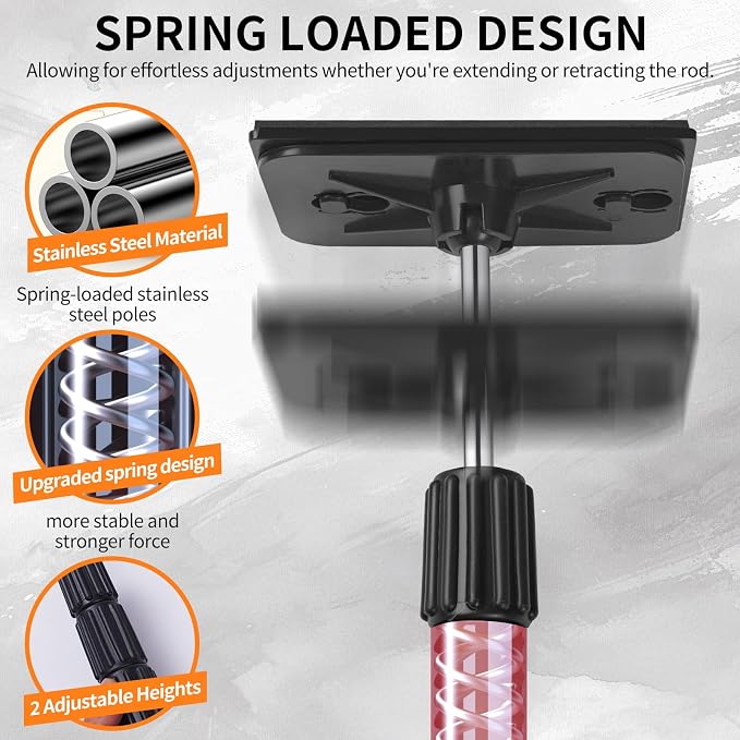 10FT Dust Barrier Poles Kit - Image 5