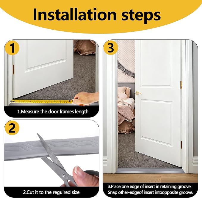 2 Pcs 39" Vinyl Replacement Insert, Threshold Seal Insert Replacement | - Image 4