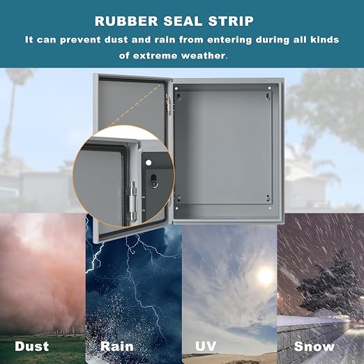 Generic Waterproof Electrical Enclosure 20 x 16 x 10'', Outdoor Electrical Box - Image 4