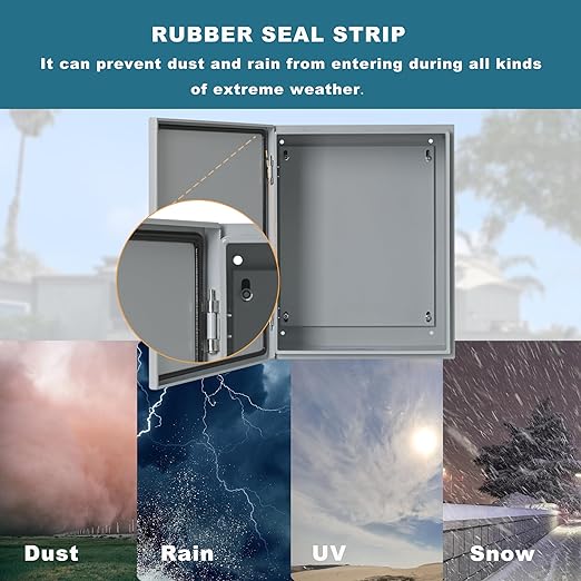 Waterproof Electrical Enclosure 20 x 16 x 8'', Outdoor Electrical Box - Image 4