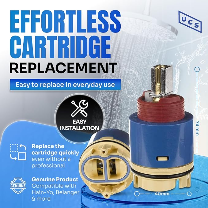 Hain-Yo JH02BJ Belanger FC9AC008C Original 40mm Faucet Cartridge | Ceramic - Image 2
