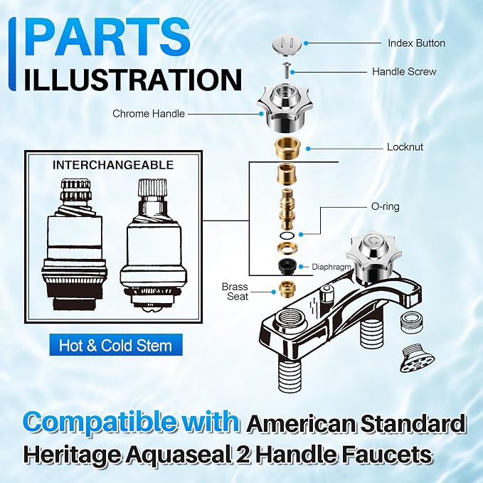 Complete Faucet Rebuild Trim Kit | Compatible - Image 3