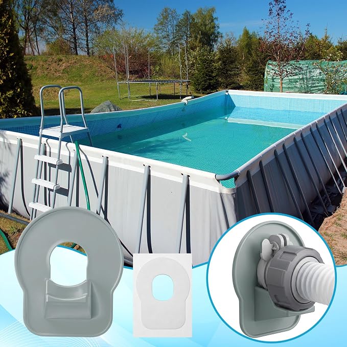 4 Pack Swimming Pool Pipe Holders Plastic Above Ground Swimming Hose Support - Image 5