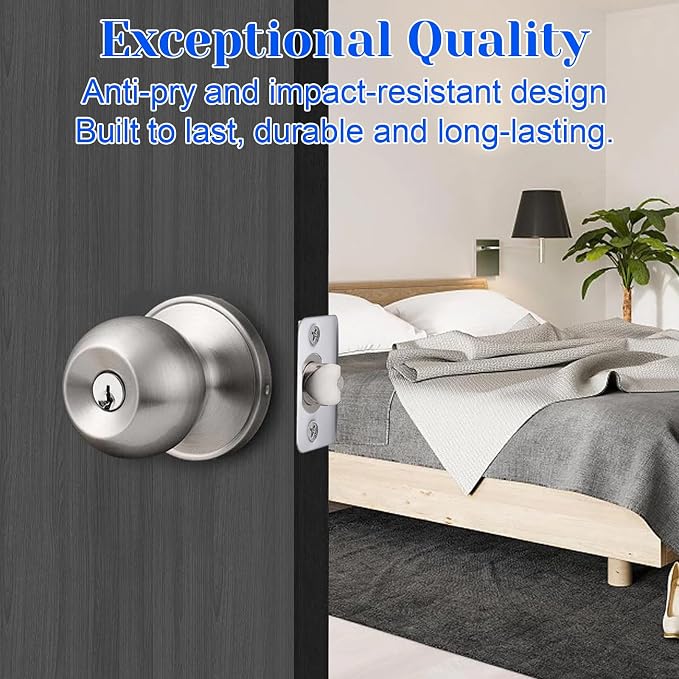 2 Pack Door Strike Plate Deadbolt Strike Plate 2-1/4 Inch X 1-7/16 Inch | Door - Image 6