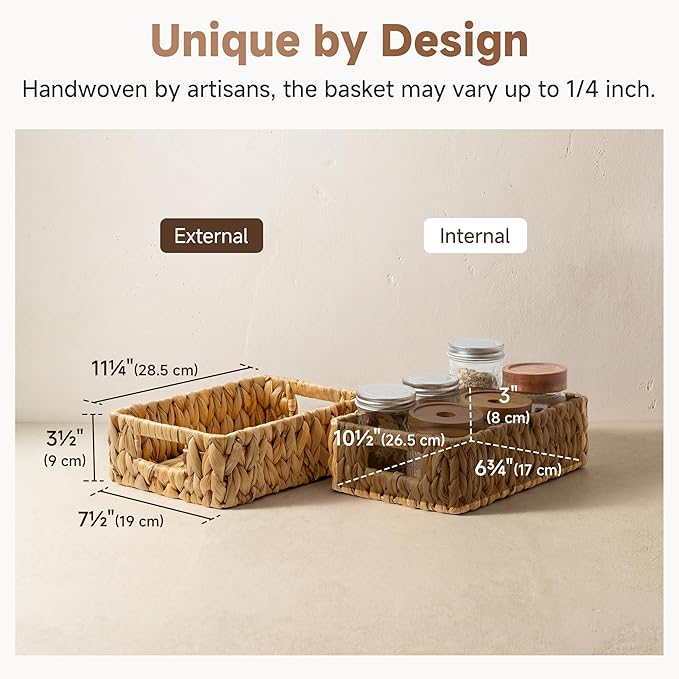 StorageWorks Small Wicker Baskets - Image 3