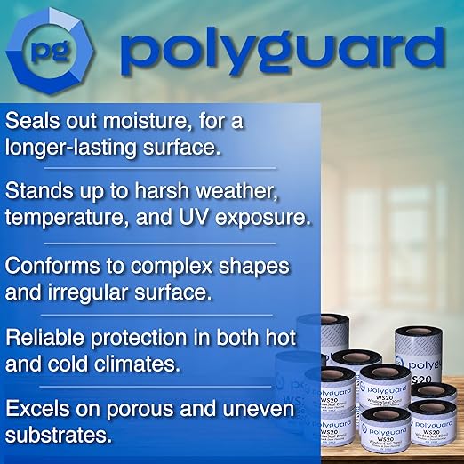 POLYGUARD WindowSeal Window and Door Flashing Tape, 12 in x 100 ft Roll - Image 6