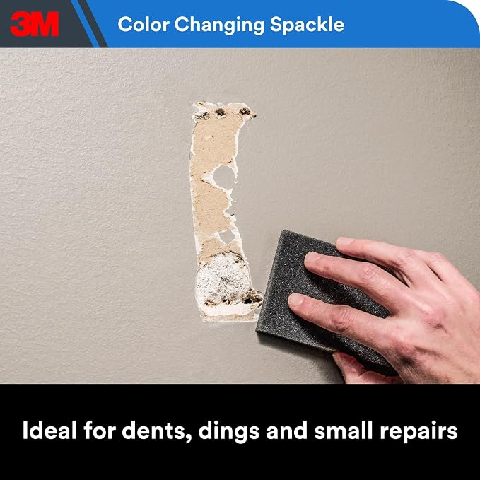 3M High Strength Spackling Compound 12 oz. and Putty Knife, Color Changing - Image 7