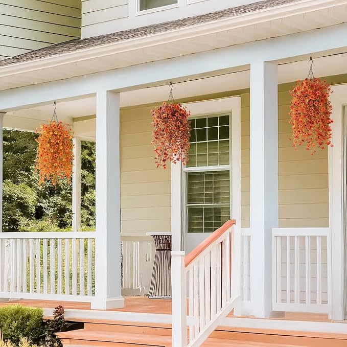 INQCMY Artificial Fake Hanging Flowers Plants - Image 6