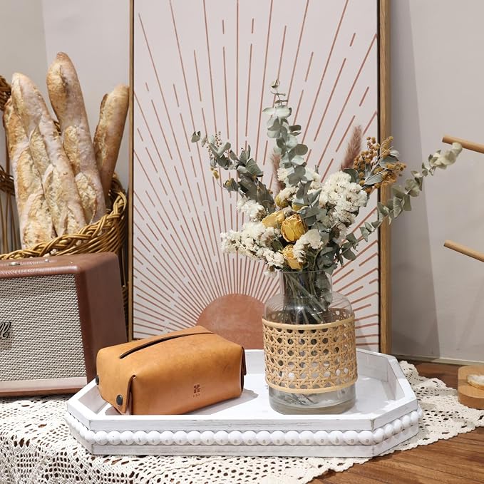 Hrastany Whitewashed Wood Serving Tray - Image 5