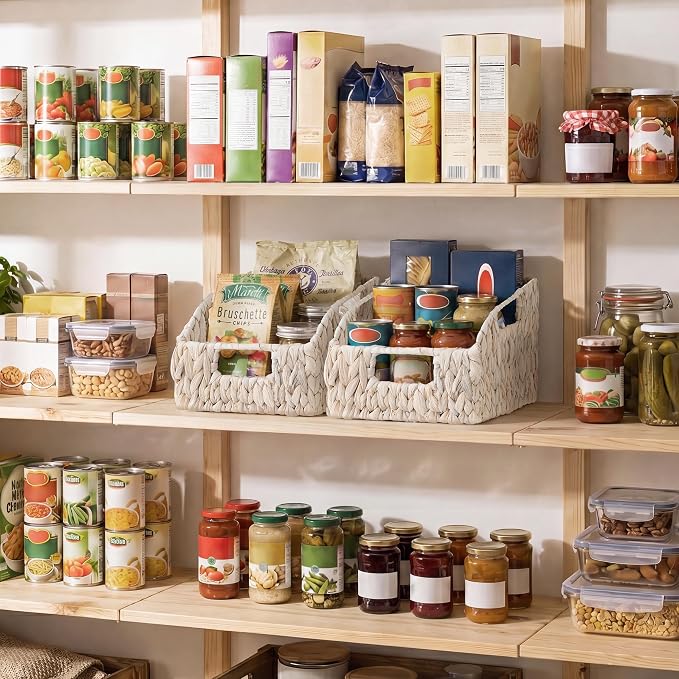 StorageWorks Pantry Baskets for Organizing, Wicker Baskets - Image 5