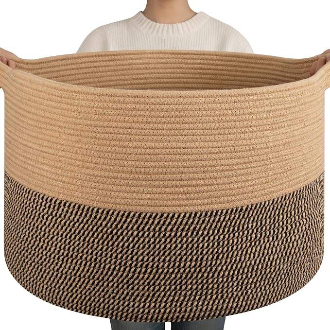 OIAHOMY 90L XXXLarge Blanket Basket by MasterofSpaceOptimization