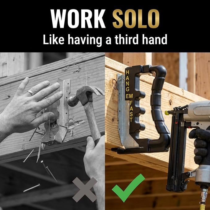 Joist Hanger Installation Jig for 2x6 2x8 2x10 2x12 Joist Hangers | Deck - Image 2