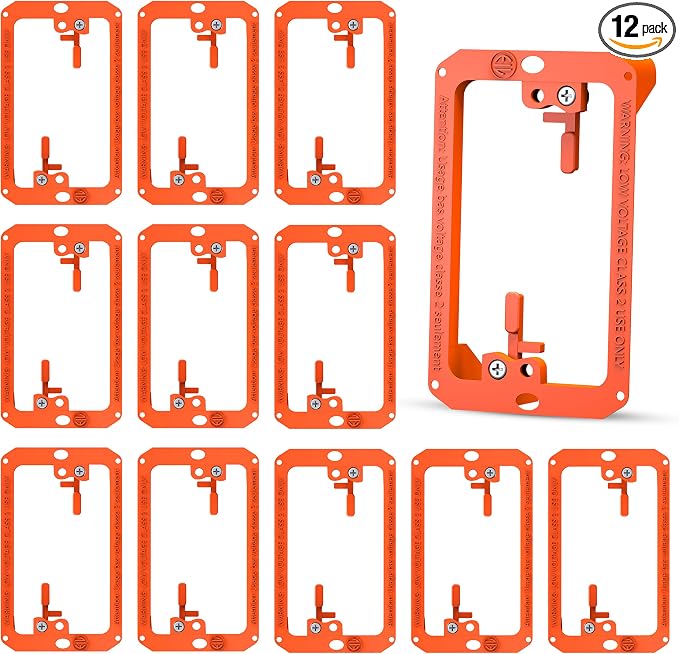 BWP Low Voltage Mounting Bracket 1 Gang, 12 Pack by BWP