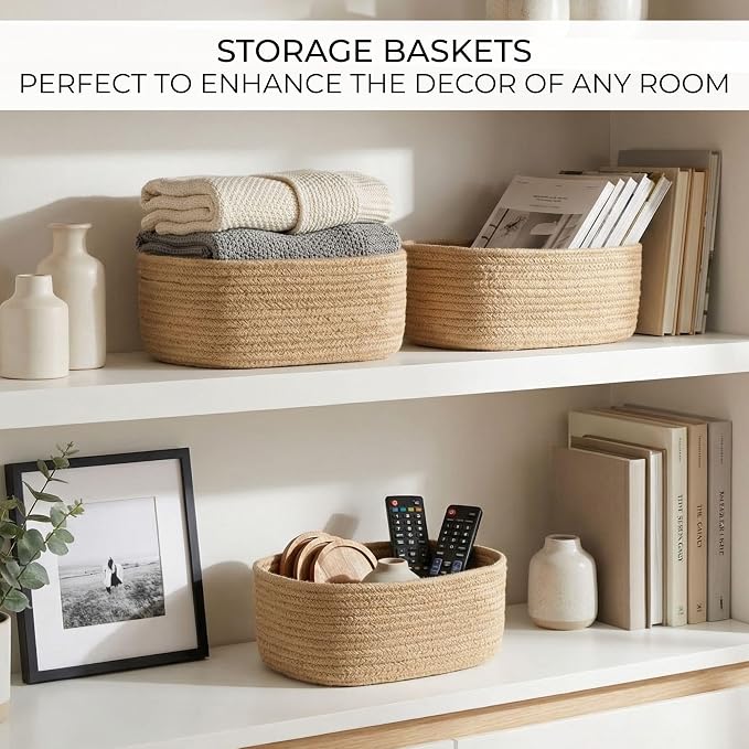 Beautiful Storage Basket Set of 3 - Image 4