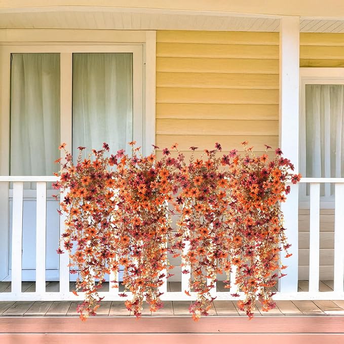 INQCMY Artificial Fake Hanging Flowers Plants - Image 4