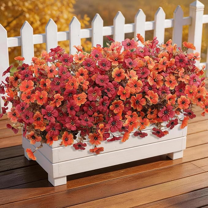 Artificial Fake Fall Plants Flowers - Image 6