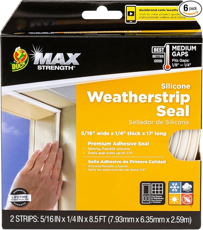 Duck Brand Max Strength Silicone Weatherstrip Seal by DuckBrand