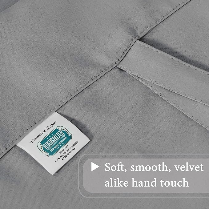 H.VERSAILTEX Blackout Tie Up Curtain Thermal Insulated Curtain Bathroom - Image 6