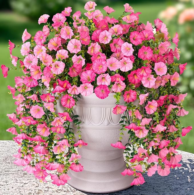 2 PCS Artificial Faux Hanging Flowers Plants by HyeFloraartificialflowers