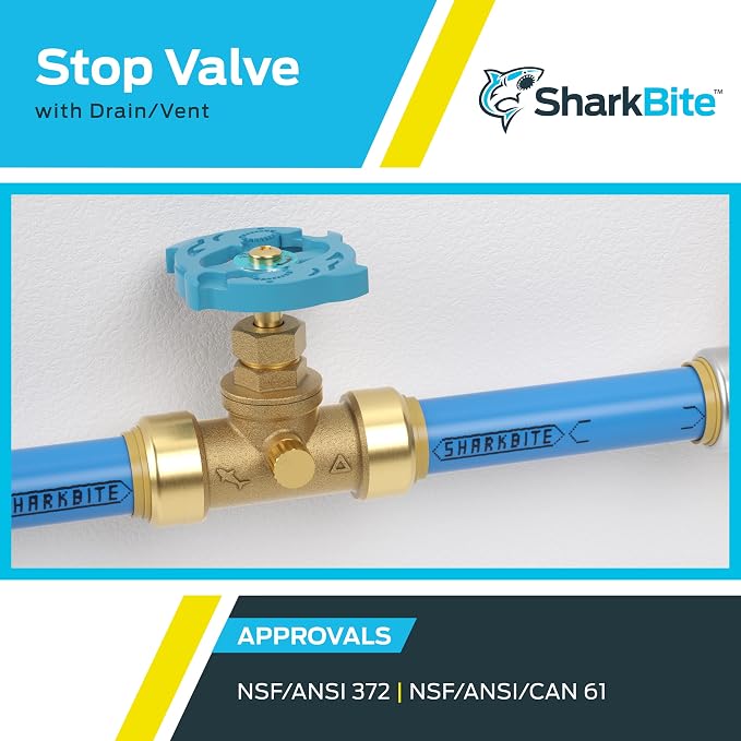 SharkBite 1/2 Inch Stop Valve - Image 5