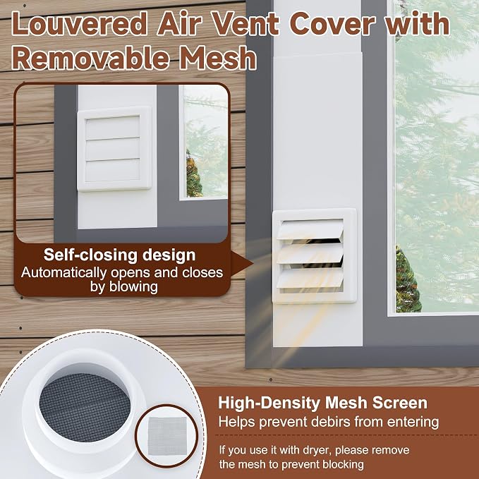 BJADE'S Dryer Vent Window Kit - Image 6