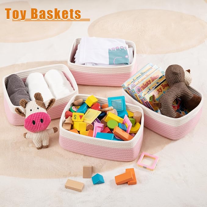 OIAHOMY 4 PACK 12L Storage Baskets - Image 4