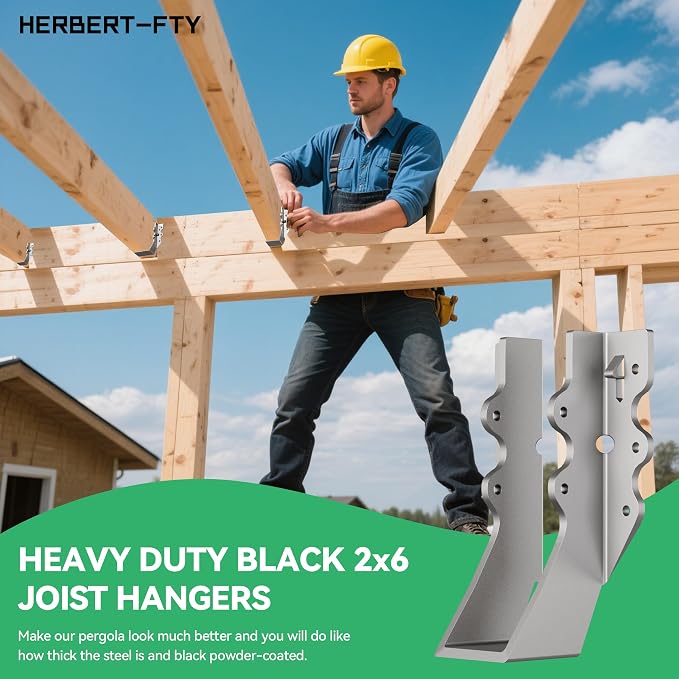 Heavy Duty 2X6 Joist Hanger 14 Gauge LU26 Galvanizing Face Mount Joist Hangers - Image 6