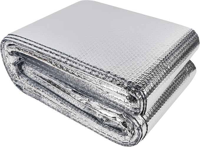winemana Window Insulation Roll, 48IN x 20FT Reflective Heat Shield Bubble Film by winemana