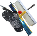Cement Self-leveling Tool Kit Epoxy Floor Paint Tool w/Resin Helix Mixer Spike by Zycoutool