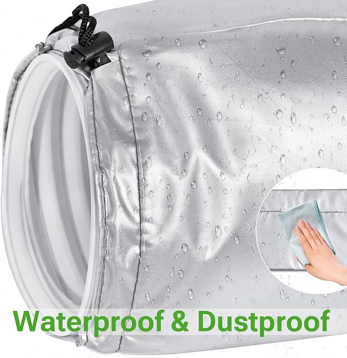 Portable AC Hose Insulation Sleeve, Heat Insulation Cover Wrap - Image 5