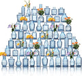 Glass Bud Vases Set of 64 by Unknown