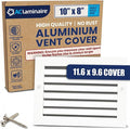 10x8 Aluminum Wall Ceiling Air Return Vent Cover HVAC Rustproof Grille by ACLAMINAIRE