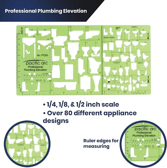 Pacific Arc Professional Plumbing Elevation Template Guide - Image 3