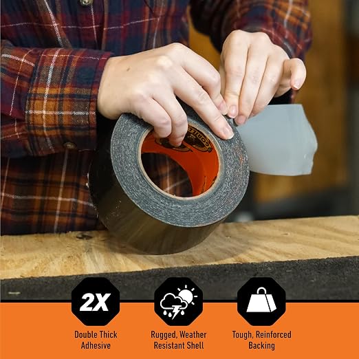 Gorilla Tape Tough & Wide, 2.88" x 25 yd - Image 2
