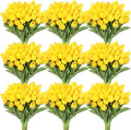 Janinka 100pcs Artificial Tulip Flowers Fake PU Tulips Faux Latex Bouquet by Janinka