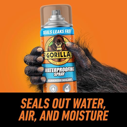 Gorilla Waterproofing Spray, 14 oz, Flexible Sealant | Rubberized Formula - Image 2