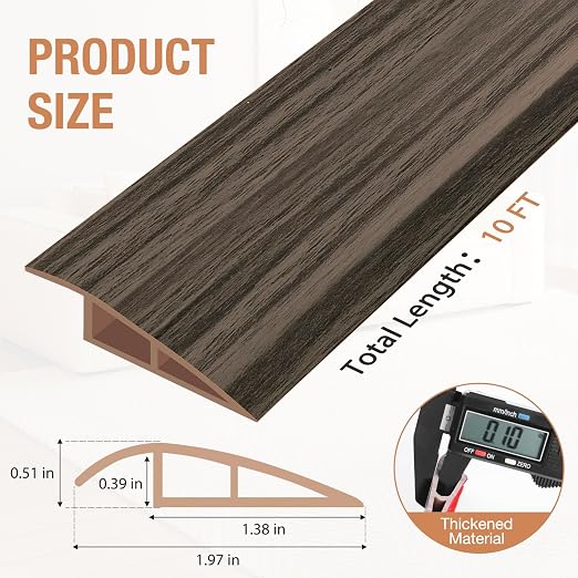 Floor Transition Strip Self Adhesive Vinyl Door Threshold Strip | Rubber - Image 5