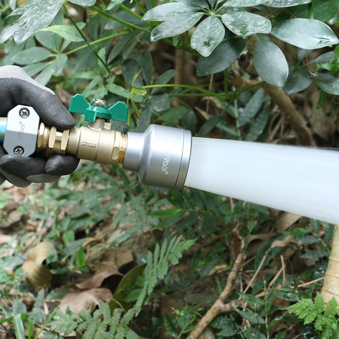 Full Flow Brass Garden Hose Shut Off Valve, Heavy Duty 1-Way No Restricted-Flow - Image 6