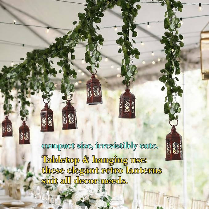 12Pcs Mini Moroccan Lanterns - Image 4