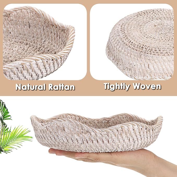 Hipiwe 8.5" Rattan Key Bowl Basket - Image 6