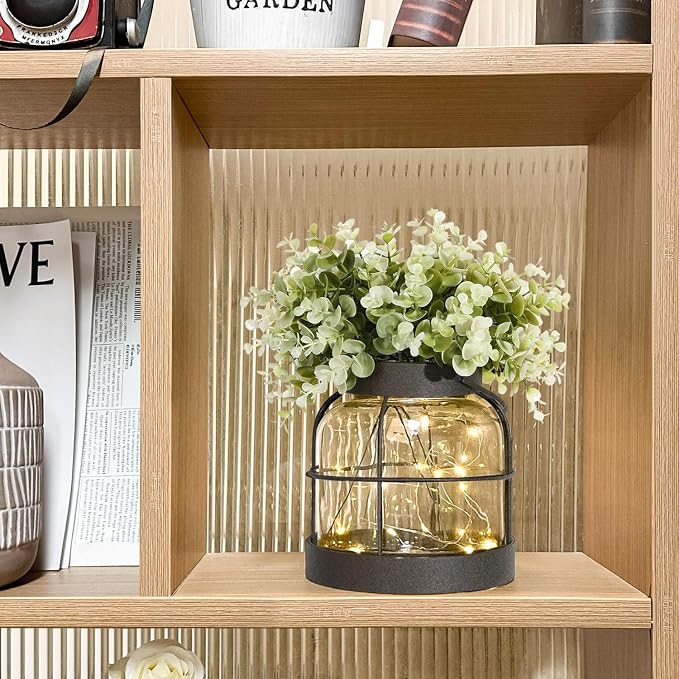 Dnnnii Vintage Glass Farmhouse Vase - Image 7