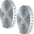 Gisafai 2 Rolls Galvanized Metal Pipe Strap 3/4 Inch x 50 ft 24 Gauge Total 100 by Gisafai