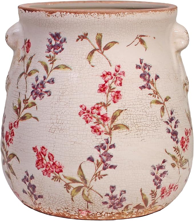 Xiaan Jiaju 6.7" French Country Ceramic Plant Pot by XiaanJiaju