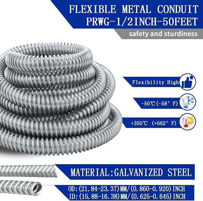 Yariwiz Flexible Steel Electrical Conduit Kit - Image 3