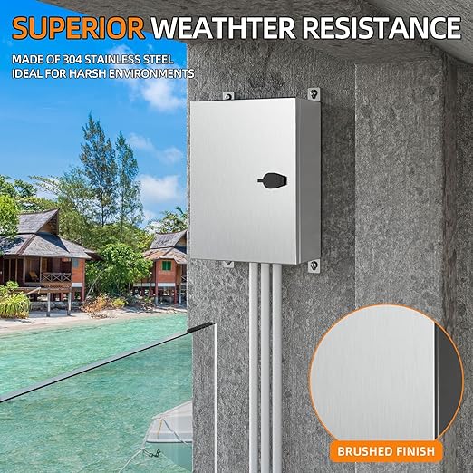Stainless Steel Enclosure, IP65 Waterproof Electrical Box - Image 3