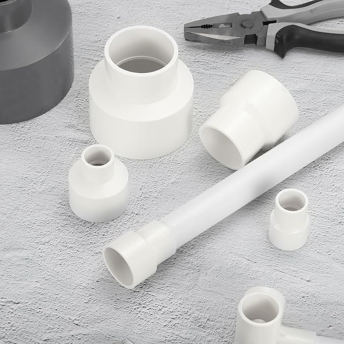 uxcell 1 Pcs UPVC Reducer Pipe Fitting - Image 4
