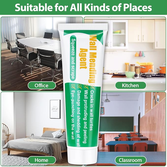 Drywall Repair Kit, Ranekie Drywall Hole Patch Kit Spackle Putty Wall Repair - Image 7