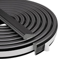 Kneelisa Wedge-Shape Window Weather Stripping Door Frame Seal 2Pcs×196” Black by KNEELISA